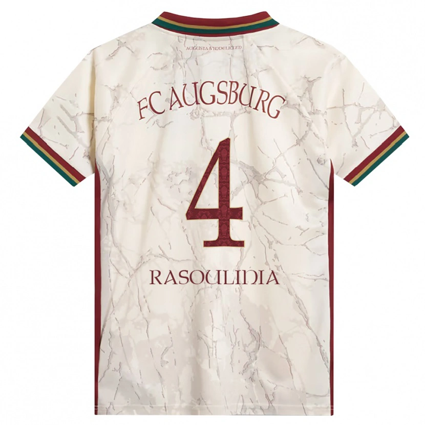 Danxen Dámské Nick Rasoulinia #4 Zelená Rýžová Bílá Tmavě Červená Domů Hráčské Dresy 2026/27 Dres