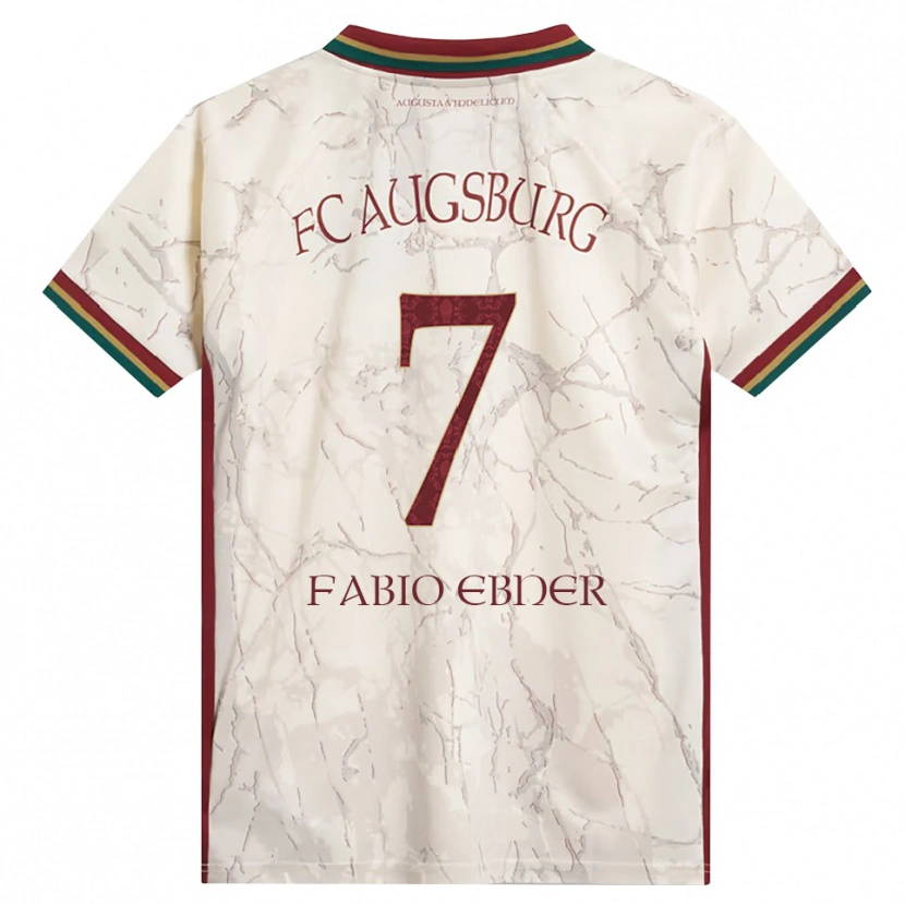 Danxen Dámské Fabio Ebner #7 Zelená Rýžová Bílá Tmavě Červená Domů Hráčské Dresy 2026/27 Dres
