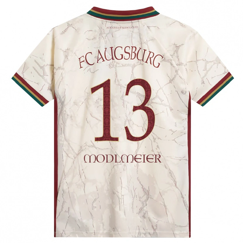 Danxen Dámské Benedikt Modlmeier #13 Zelená Rýžová Bílá Tmavě Červená Domů Hráčské Dresy 2026/27 Dres