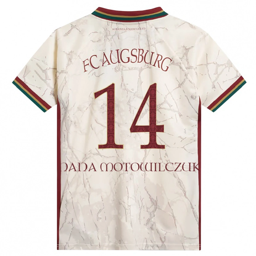 Danxen Dámské Kevin Nana #14 Zelená Rýžová Bílá Tmavě Červená Domů Hráčské Dresy 2026/27 Dres