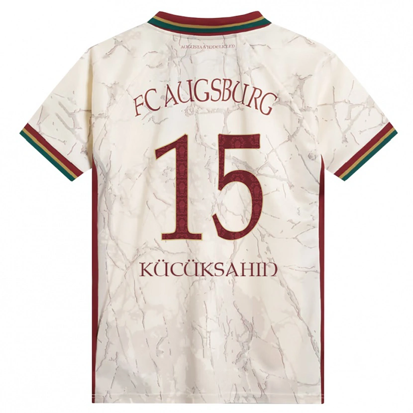Danxen Dámské Mahmut Kücüksahin #15 Zelená Rýžová Bílá Tmavě Červená Domů Hráčské Dresy 2026/27 Dres