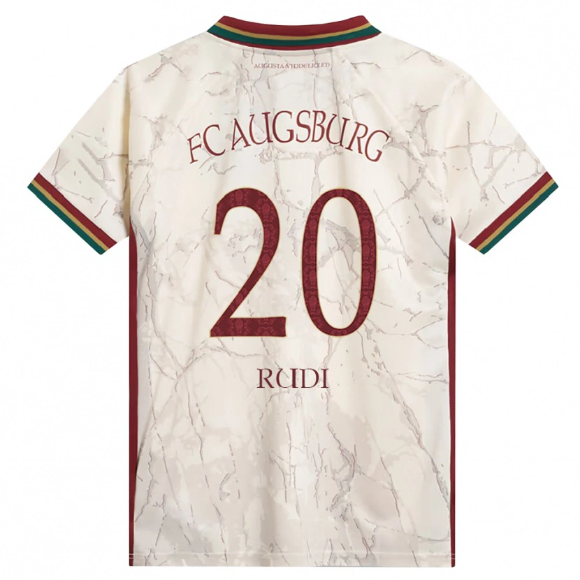 Danxen Dámské Rafael Rudi #20 Zelená Rýžová Bílá Tmavě Červená Domů Hráčské Dresy 2026/27 Dres