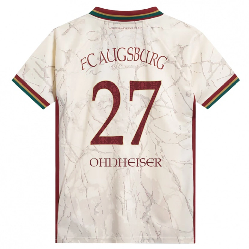 Danxen Dámské Nico Ohnheiser #27 Zelená Rýžová Bílá Tmavě Červená Domů Hráčské Dresy 2026/27 Dres