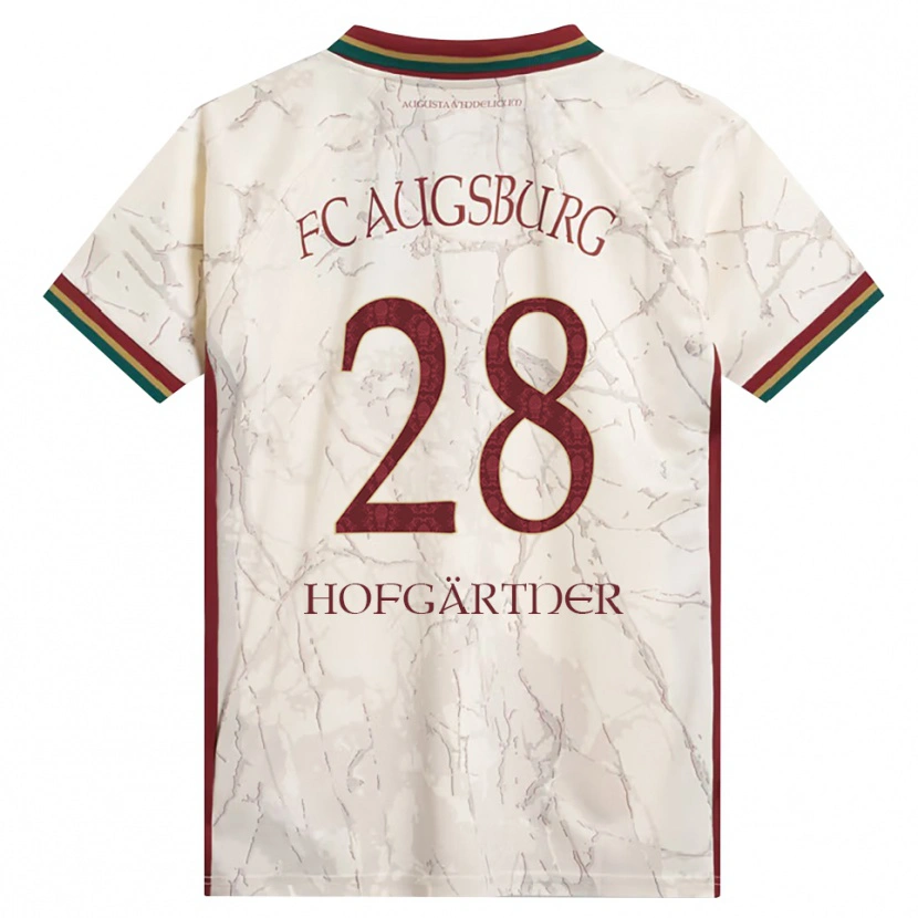 Danxen Dámské Hendrik Hofgärtner #28 Zelená Rýžová Bílá Tmavě Červená Domů Hráčské Dresy 2026/27 Dres