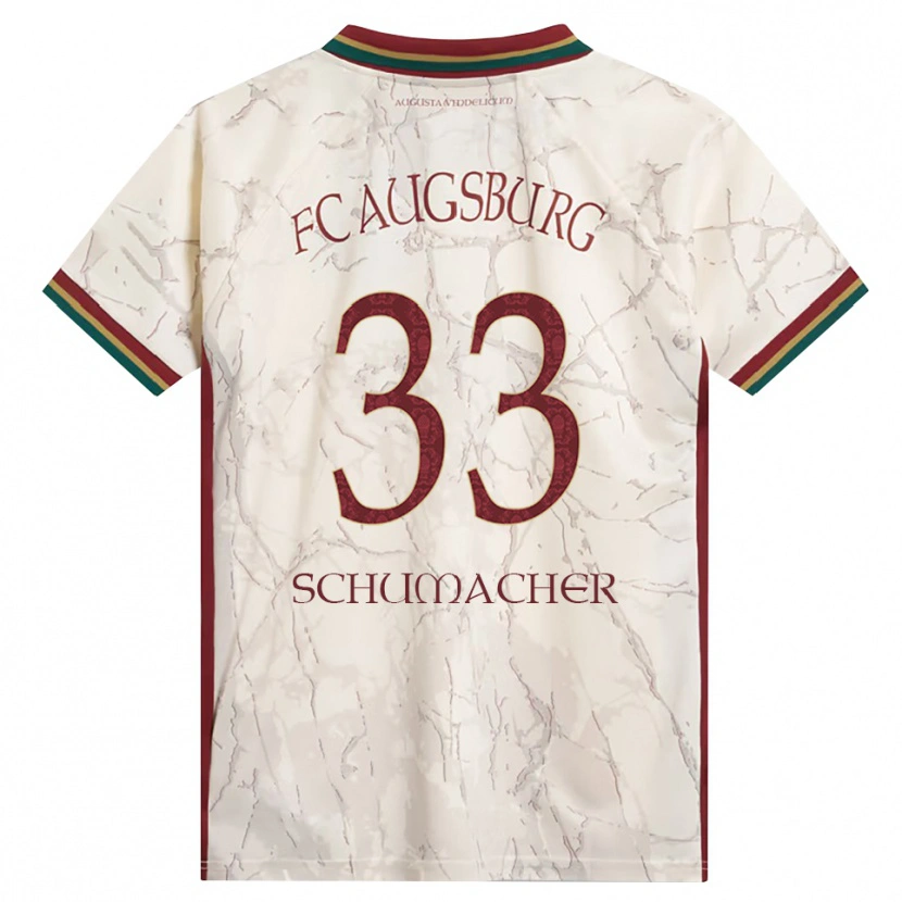 Danxen Dámské Till Schumacher #33 Zelená Rýžová Bílá Tmavě Červená Domů Hráčské Dresy 2026/27 Dres