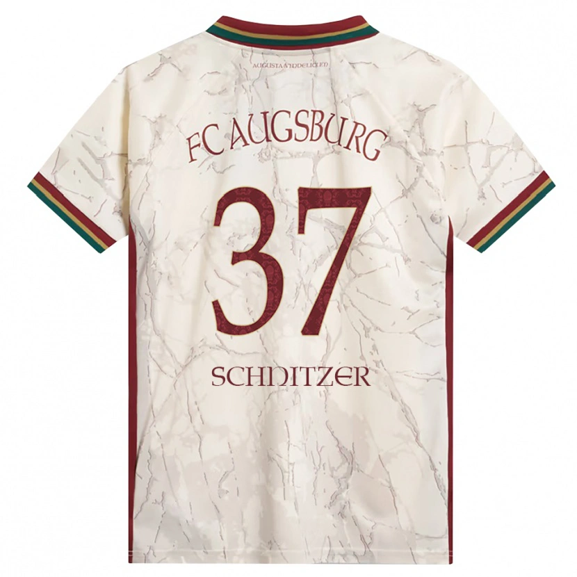 Danxen Dámské Tim Schnitzer #37 Zelená Rýžová Bílá Tmavě Červená Domů Hráčské Dresy 2026/27 Dres