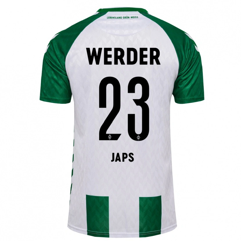 Danxen Dámské Adrian Japs #23 Zelená Bílá Domů Hráčské Dresy 2026/27 Dres