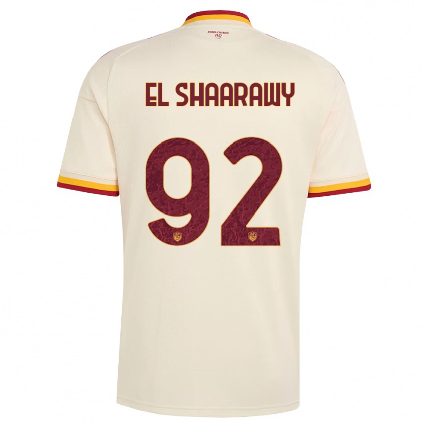 Danxen Dámské Stephan El Shaarawy #92 Šampaňská Červená Žlutá Daleko Hráčské Dresy 2026/27 Dres