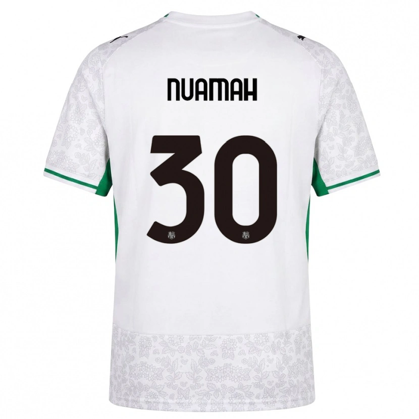 Danxen Dámské Patrick Nuamah #30 Bílá Černá Zelená Daleko Hráčské Dresy 2026/27 Dres