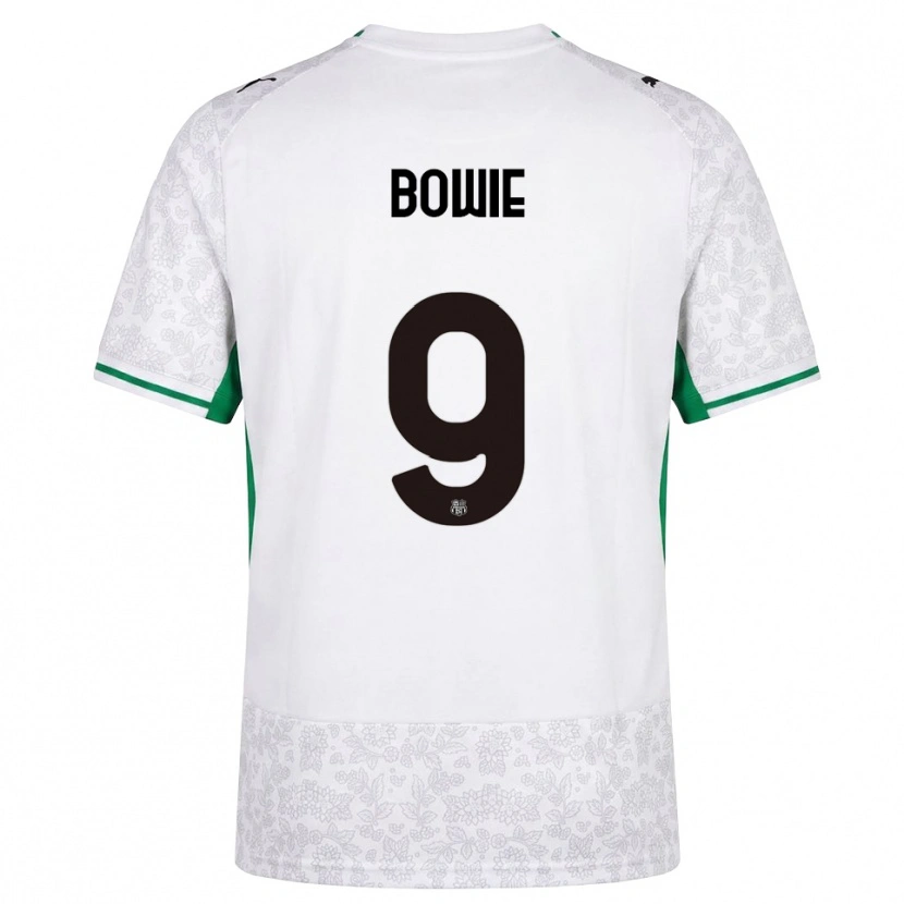 Danxen Dámské Kieron Bowie #9 Bílá Černá Zelená Daleko Hráčské Dresy 2026/27 Dres