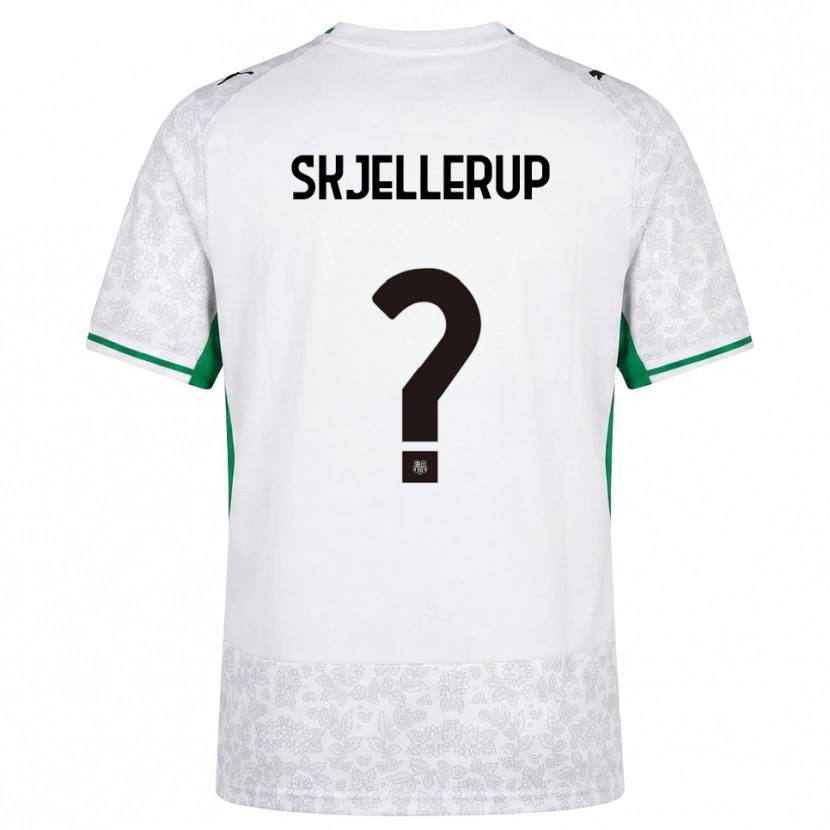 Danxen Dámské Laurs Skjellerup #0 Bílá Černá Zelená Daleko Hráčské Dresy 2026/27 Dres