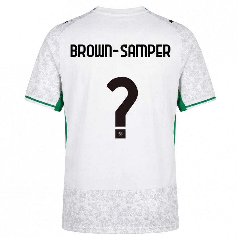Danxen Dámské Isaac Brown-Samper #0 Bílá Černá Zelená Daleko Hráčské Dresy 2026/27 Dres