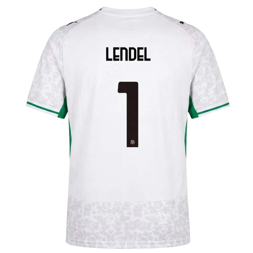 Danxen Dámské Davide Lendel #1 Bílá Černá Zelená Daleko Hráčské Dresy 2026/27 Dres