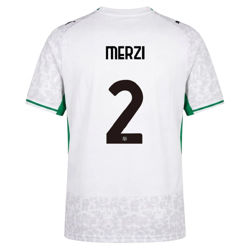 Danxen Dámské Matteo Merzi #2 Bílá Černá Zelená Daleko Hráčské Dresy 2026/27 Dres