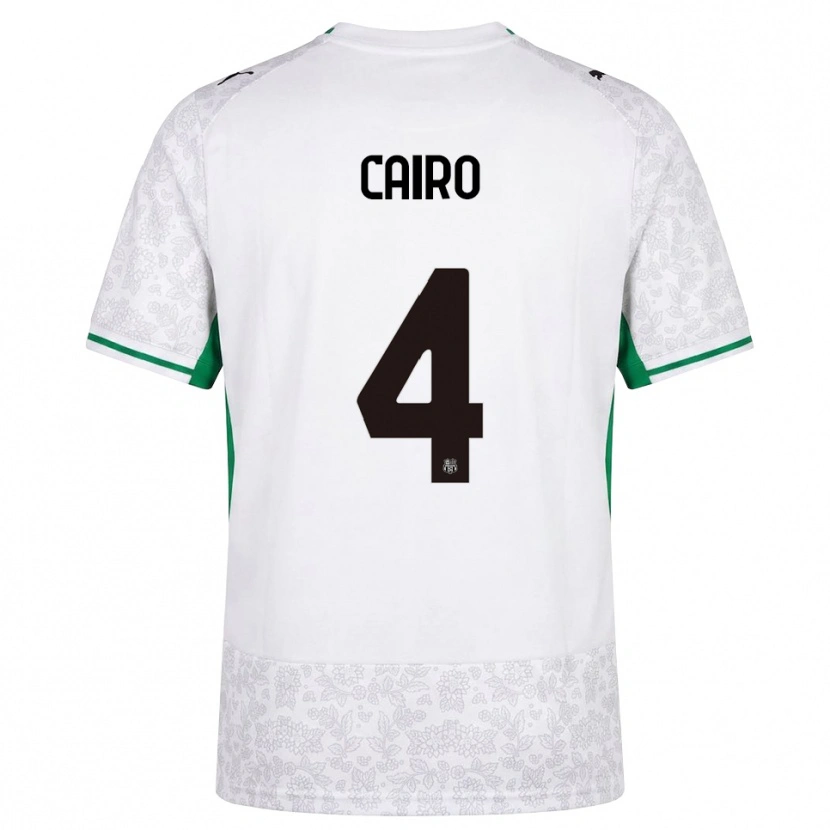 Danxen Dámské Nicolas Cairo #4 Bílá Černá Zelená Daleko Hráčské Dresy 2026/27 Dres