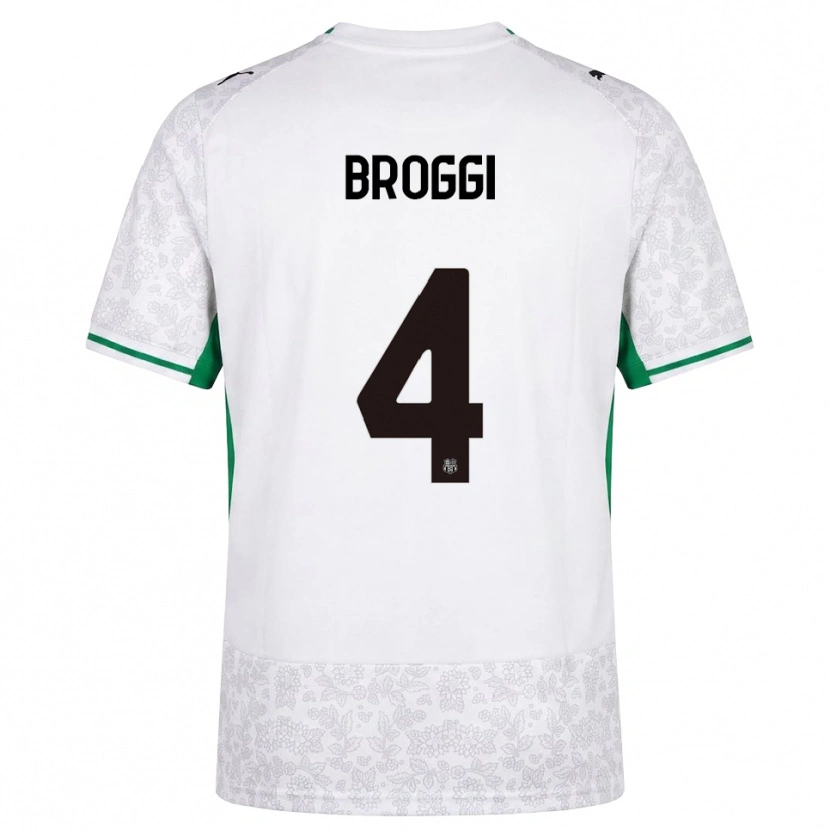 Danxen Dámské Nicola Broggi #4 Bílá Černá Zelená Daleko Hráčské Dresy 2026/27 Dres