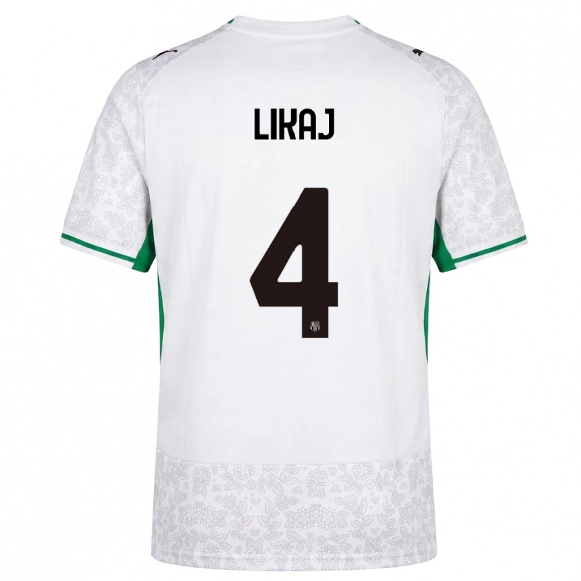 Danxen Dámské Enea Likaj #4 Bílá Černá Zelená Daleko Hráčské Dresy 2026/27 Dres
