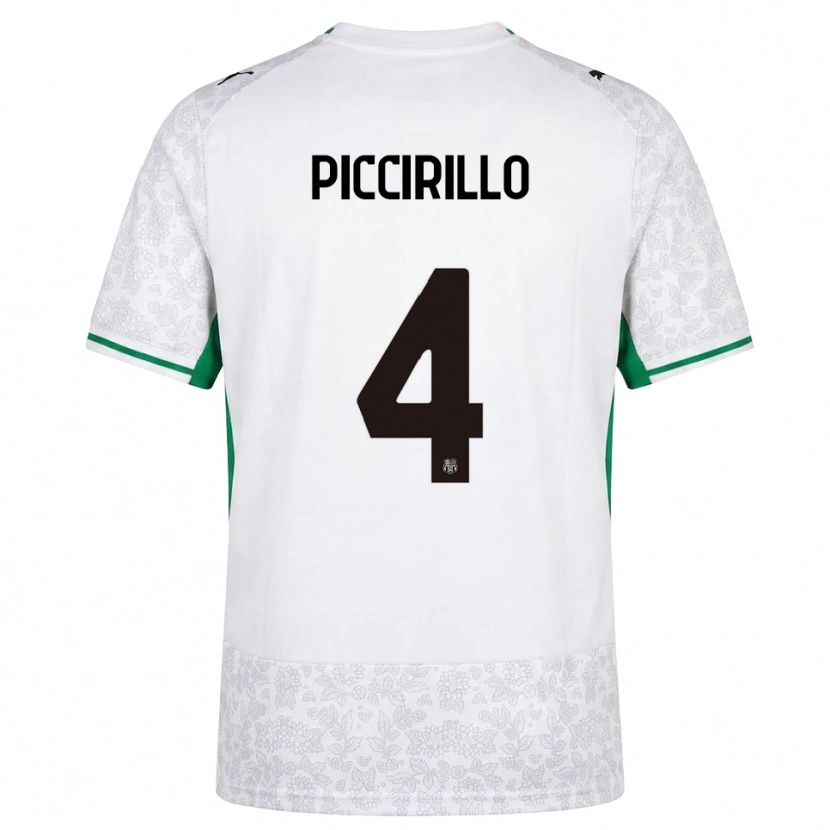 Danxen Dámské Michele Piccirillo #4 Bílá Černá Zelená Daleko Hráčské Dresy 2026/27 Dres