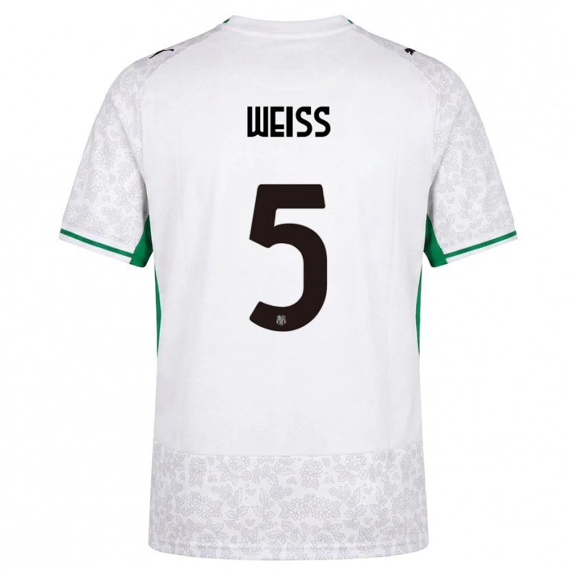 Danxen Dámské David Weiss #5 Bílá Černá Zelená Daleko Hráčské Dresy 2026/27 Dres