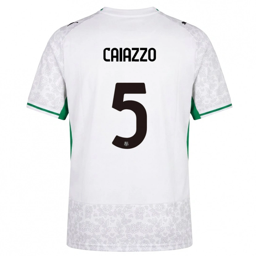 Danxen Dámské Sara Caiazzo #5 Bílá Černá Zelená Daleko Hráčské Dresy 2026/27 Dres