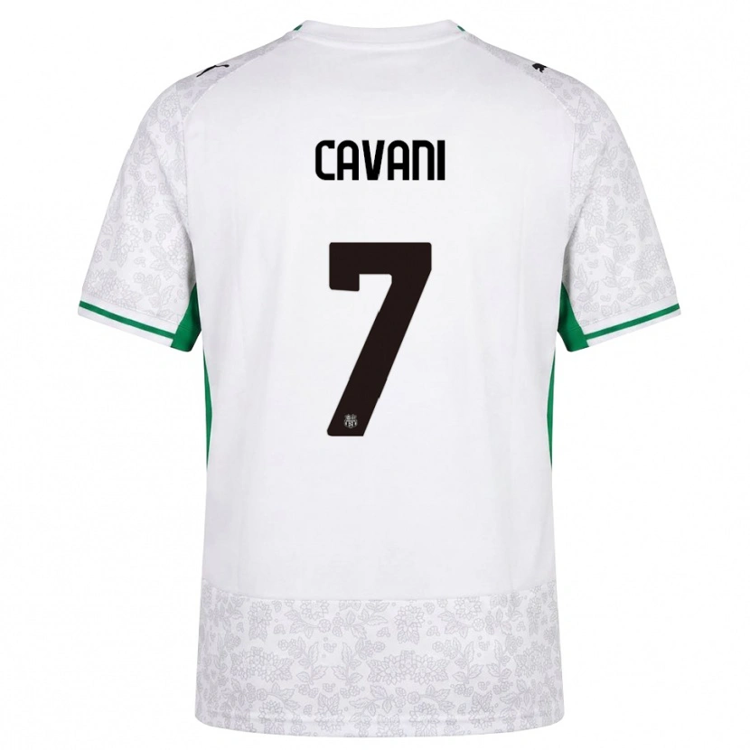 Danxen Dámské Lorenzo Cavani #7 Bílá Černá Zelená Daleko Hráčské Dresy 2026/27 Dres
