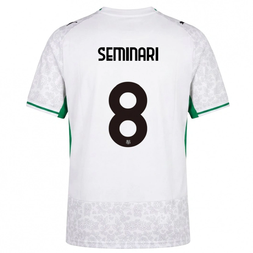 Danxen Dámské Giacomo Seminari #8 Bílá Černá Zelená Daleko Hráčské Dresy 2026/27 Dres