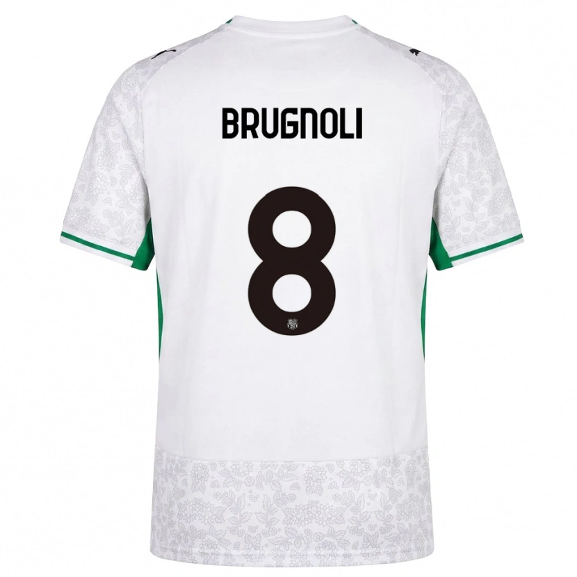Danxen Dámské Giuseppe Brugnoli #8 Bílá Černá Zelená Daleko Hráčské Dresy 2026/27 Dres