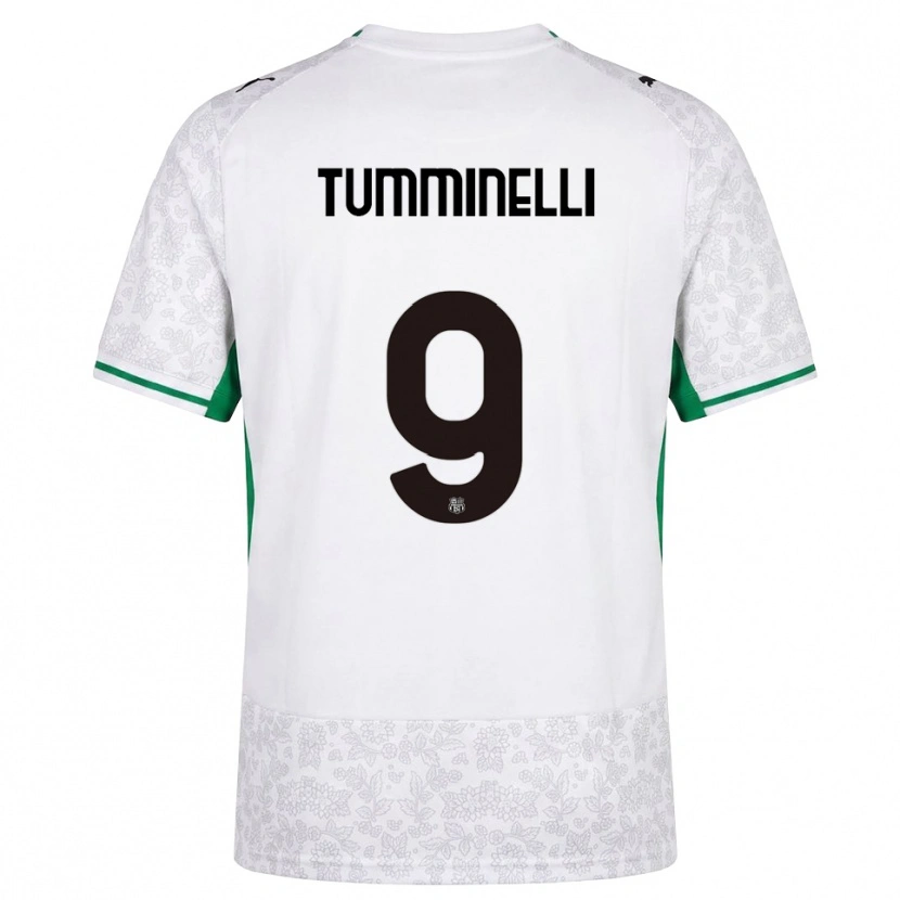 Danxen Dámské Daniel Tumminelli #9 Bílá Černá Zelená Daleko Hráčské Dresy 2026/27 Dres