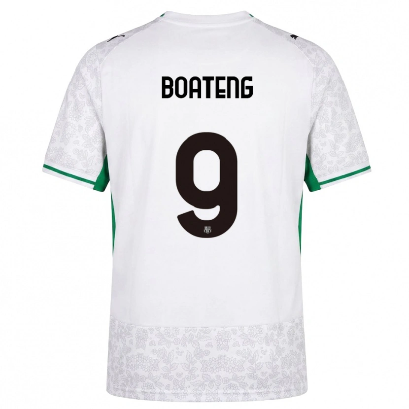 Danxen Dámské Owen Boateng #9 Bílá Černá Zelená Daleko Hráčské Dresy 2026/27 Dres