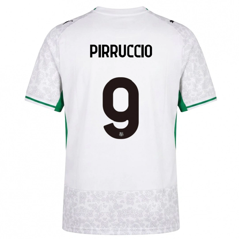 Danxen Dámské Federico Pirruccio #9 Bílá Černá Zelená Daleko Hráčské Dresy 2026/27 Dres