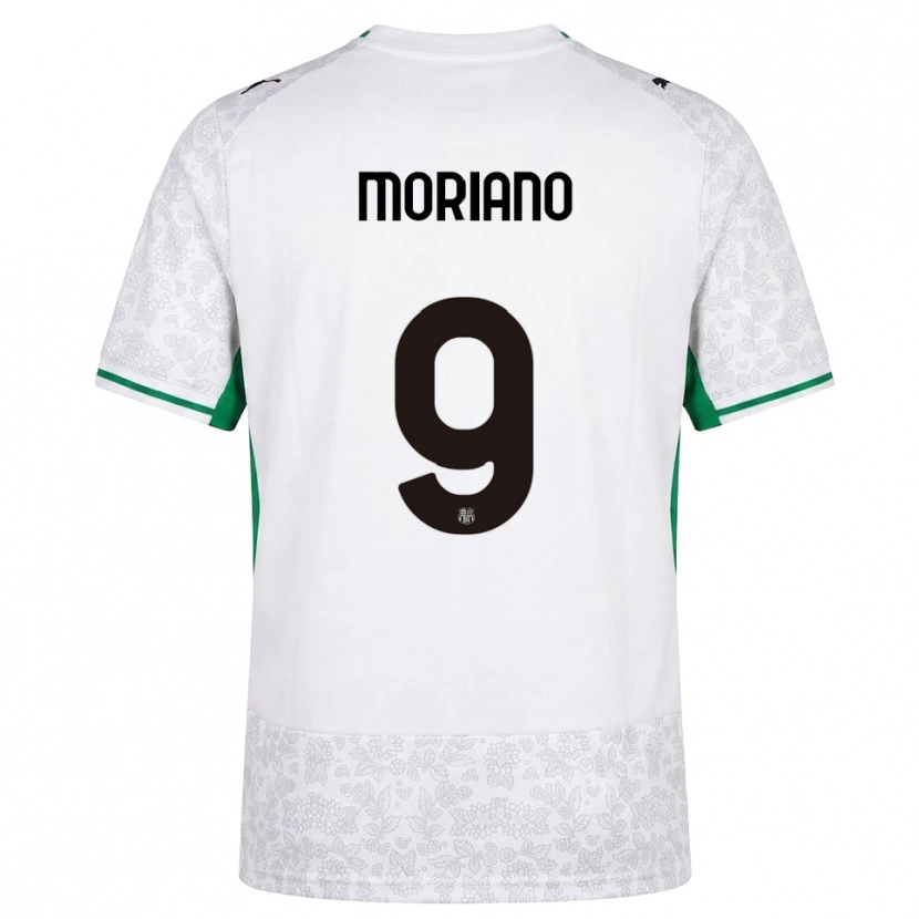 Danxen Dámské Andrea Moriano #9 Bílá Černá Zelená Daleko Hráčské Dresy 2026/27 Dres