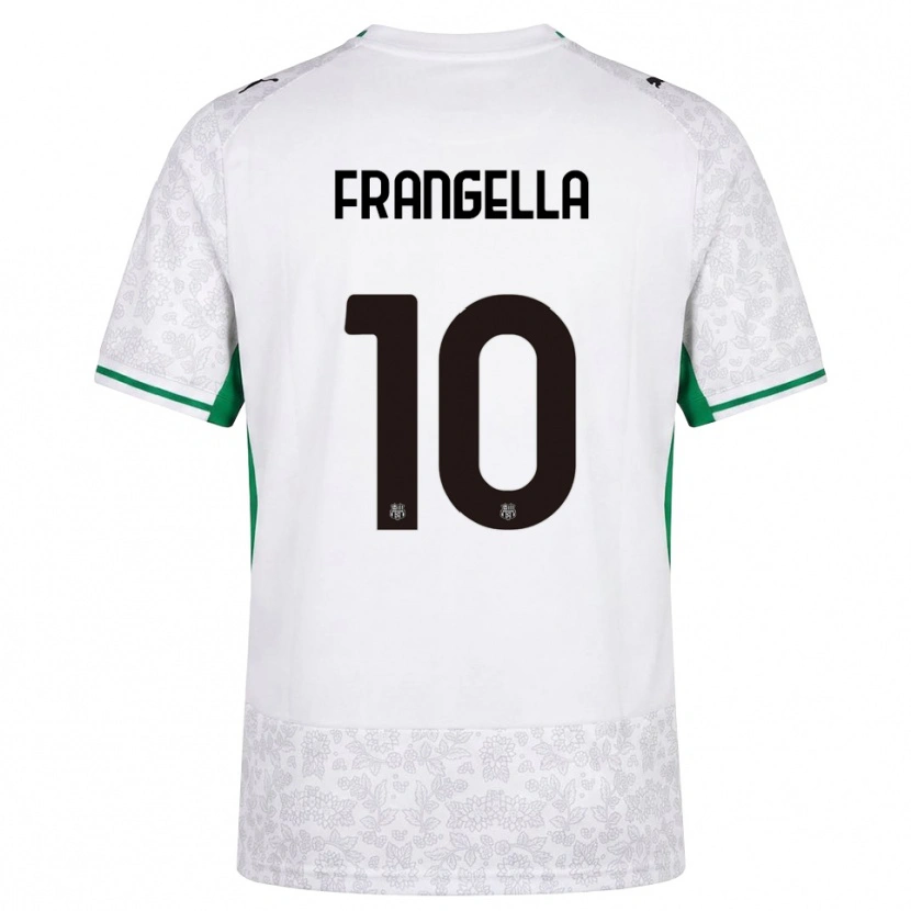 Danxen Dámské Christian Frangella #10 Bílá Černá Zelená Daleko Hráčské Dresy 2026/27 Dres
