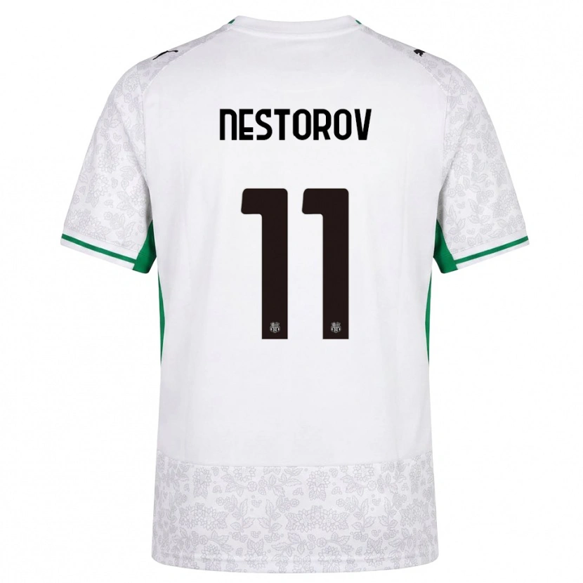 Danxen Dámské Dean Nestorov #11 Bílá Černá Zelená Daleko Hráčské Dresy 2026/27 Dres