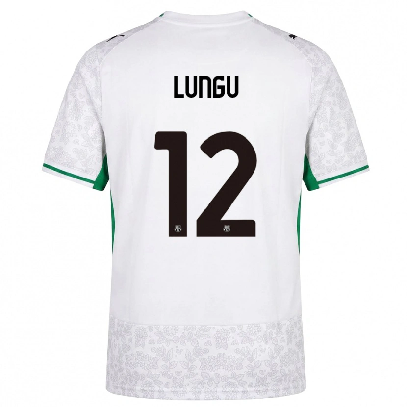 Danxen Dámské Luca Lungu #12 Bílá Černá Zelená Daleko Hráčské Dresy 2026/27 Dres
