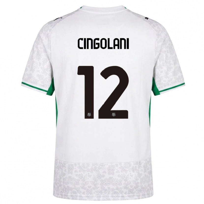 Danxen Dámské Matteo Cingolani #12 Bílá Černá Zelená Daleko Hráčské Dresy 2026/27 Dres