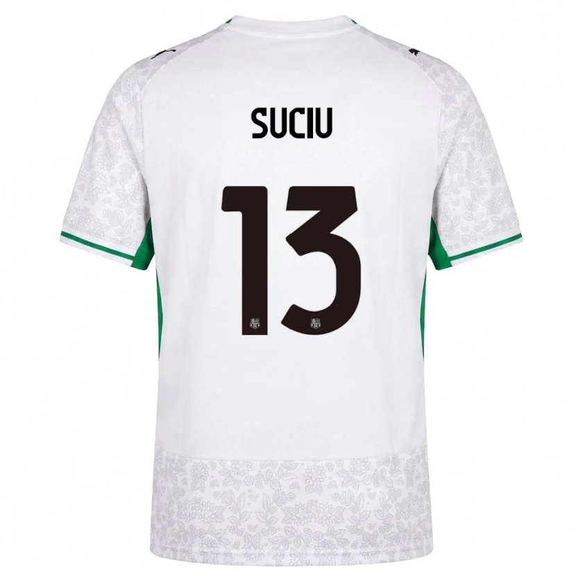 Danxen Dámské Tudor Suciu #13 Bílá Černá Zelená Daleko Hráčské Dresy 2026/27 Dres