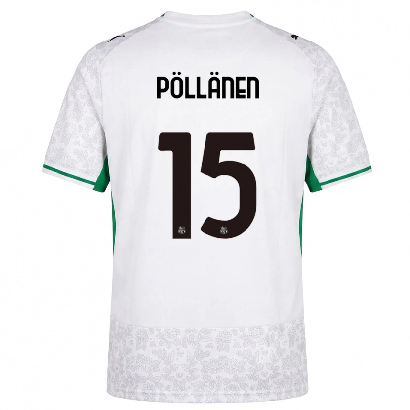 Danxen Dámské Pharez Pöllänen #15 Bílá Černá Zelená Daleko Hráčské Dresy 2026/27 Dres