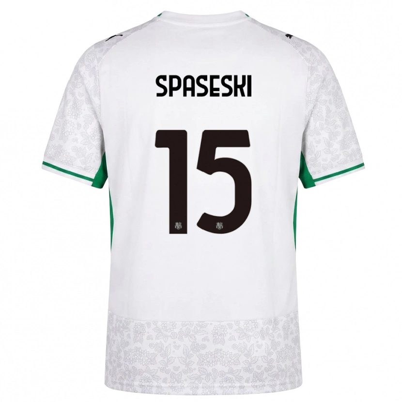 Danxen Dámské Dejan Spaseski #15 Bílá Černá Zelená Daleko Hráčské Dresy 2026/27 Dres
