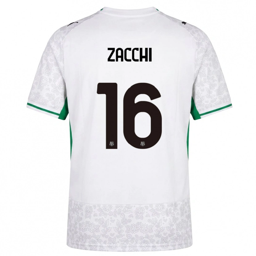 Danxen Dámské Gioele Zacchi #16 Bílá Černá Zelená Daleko Hráčské Dresy 2026/27 Dres