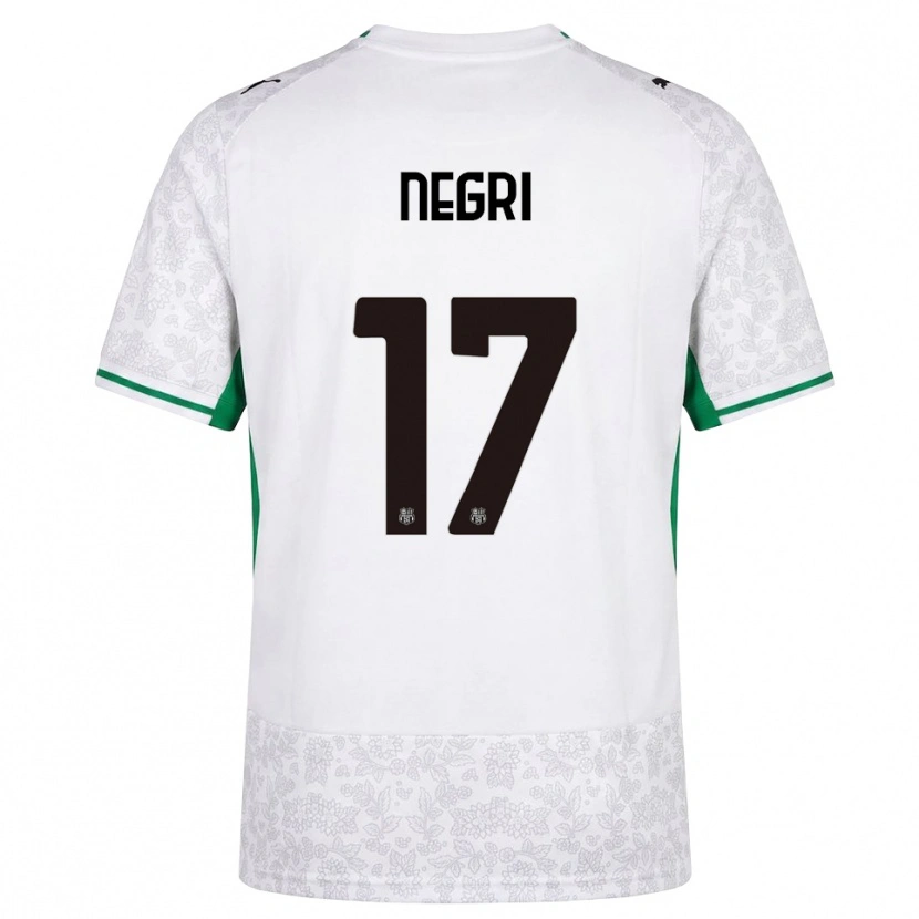 Danxen Dámské Gabriele Negri #17 Bílá Černá Zelená Daleko Hráčské Dresy 2026/27 Dres