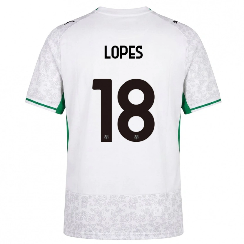 Danxen Dámské Emerick Lopes #18 Bílá Černá Zelená Daleko Hráčské Dresy 2026/27 Dres