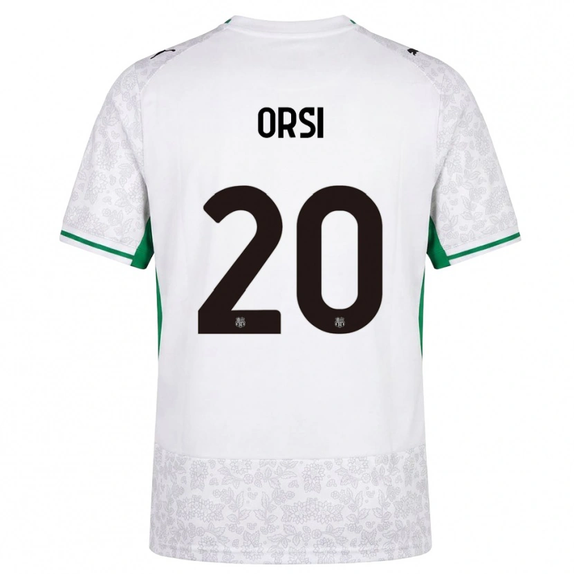 Danxen Dámské Benedetta Orsi #20 Bílá Černá Zelená Daleko Hráčské Dresy 2026/27 Dres