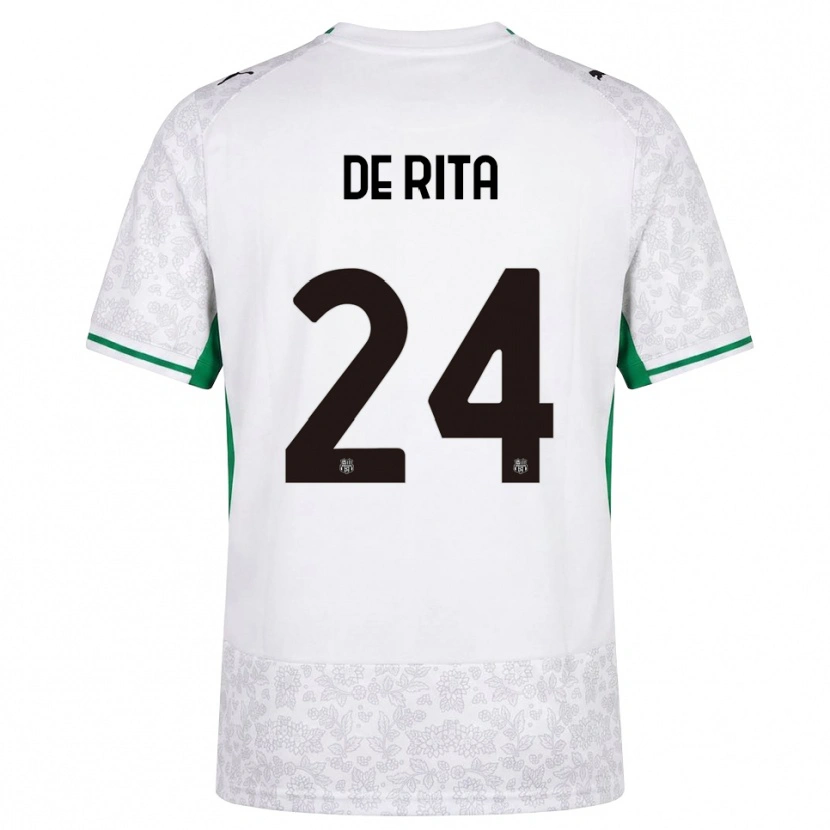 Danxen Dámské Aurora De Rita #24 Bílá Černá Zelená Daleko Hráčské Dresy 2026/27 Dres