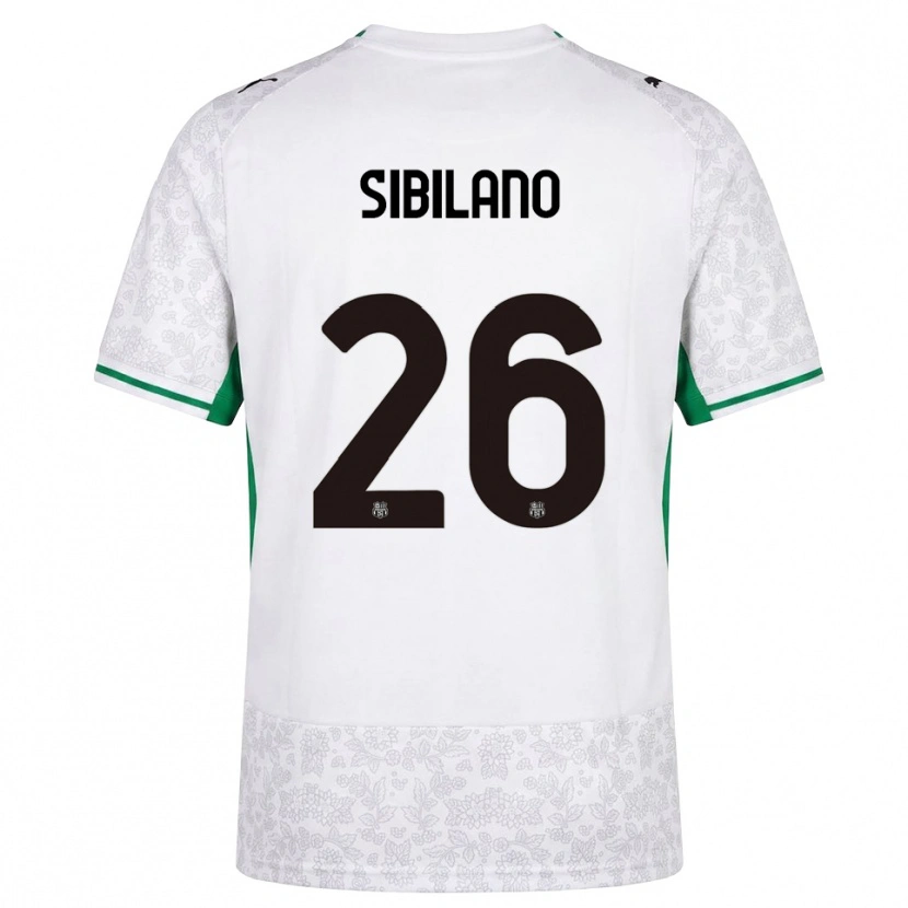 Danxen Dámské Alessio Sibilano #26 Bílá Černá Zelená Daleko Hráčské Dresy 2026/27 Dres