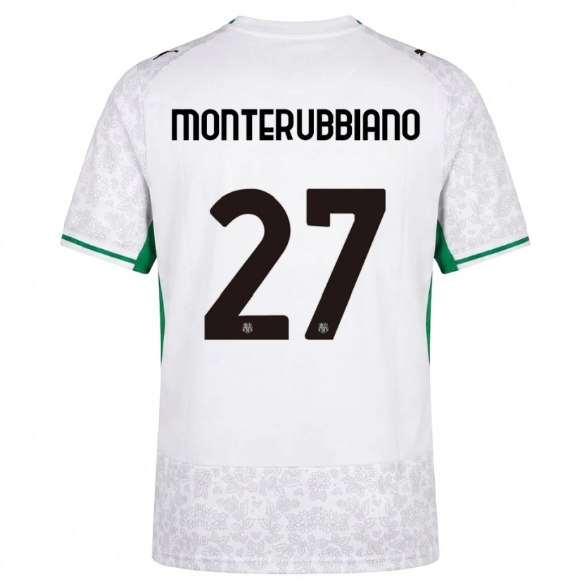 Danxen Dámské Valeria Monterubbiano #27 Bílá Černá Zelená Daleko Hráčské Dresy 2026/27 Dres