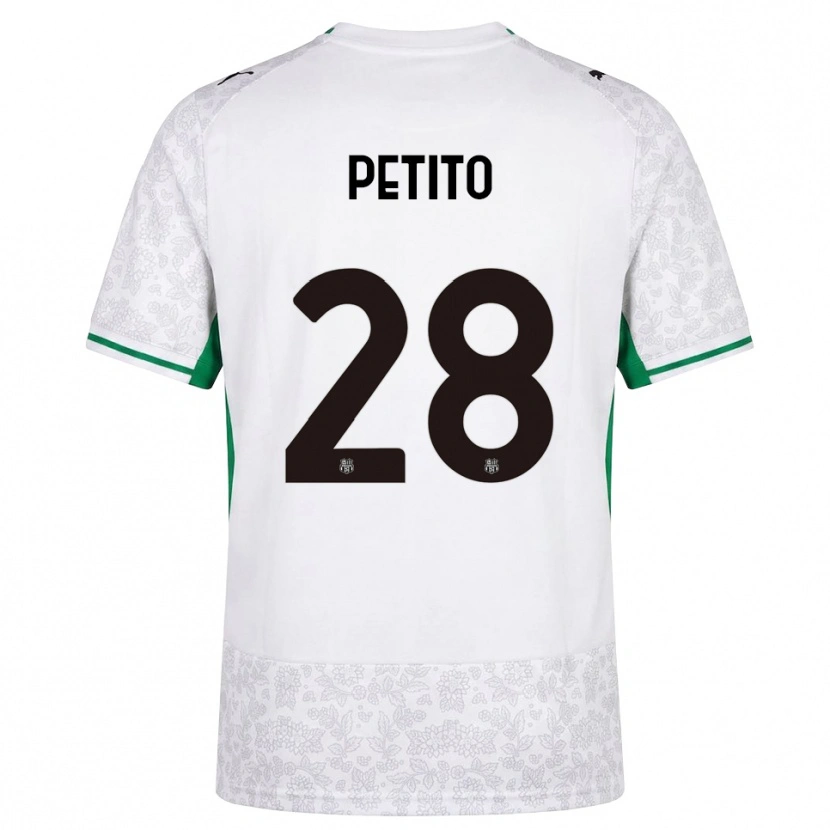 Danxen Dámské Christian Petito #28 Bílá Černá Zelená Daleko Hráčské Dresy 2026/27 Dres