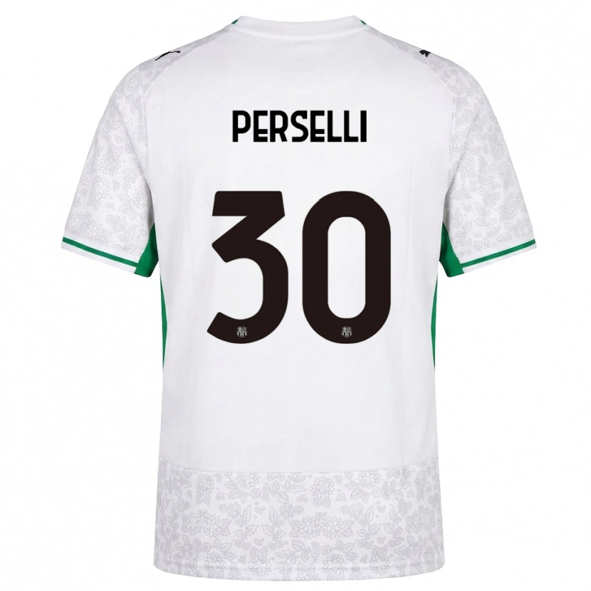 Danxen Dámské Manuela Perselli #30 Bílá Černá Zelená Daleko Hráčské Dresy 2026/27 Dres