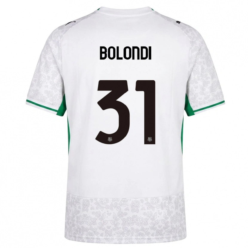 Danxen Dámské Francesco Bolondi #31 Bílá Černá Zelená Daleko Hráčské Dresy 2026/27 Dres
