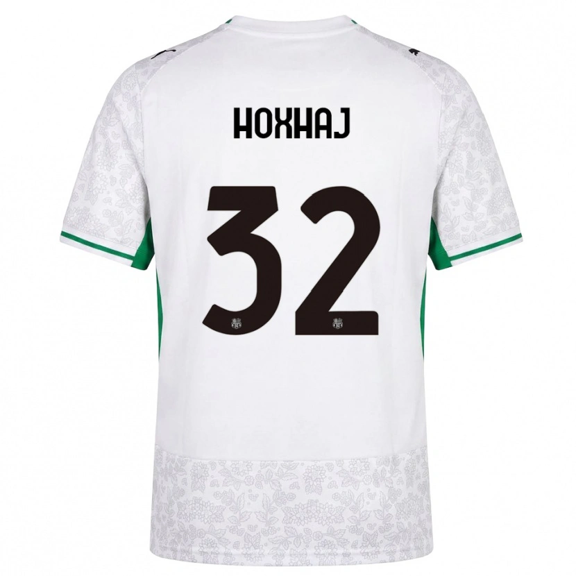 Danxen Dámské Kristina Hoxhaj #32 Bílá Černá Zelená Daleko Hráčské Dresy 2026/27 Dres