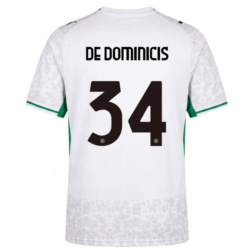 Danxen Dámské Diego De Dominicis #34 Bílá Černá Zelená Daleko Hráčské Dresy 2026/27 Dres